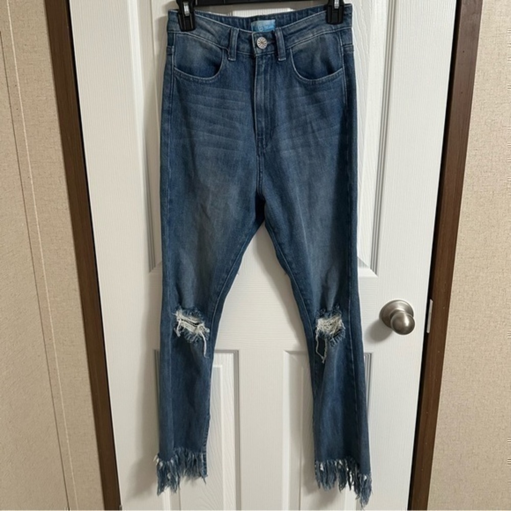 Show me your MuMu Brooklyn high waist jeans sz 27